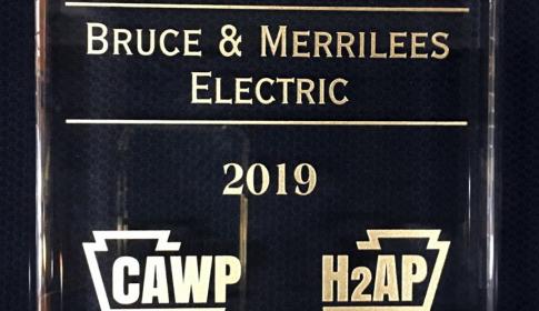 Bruce &amp; Merrilees Safety Award 2019 CAWP H2AP