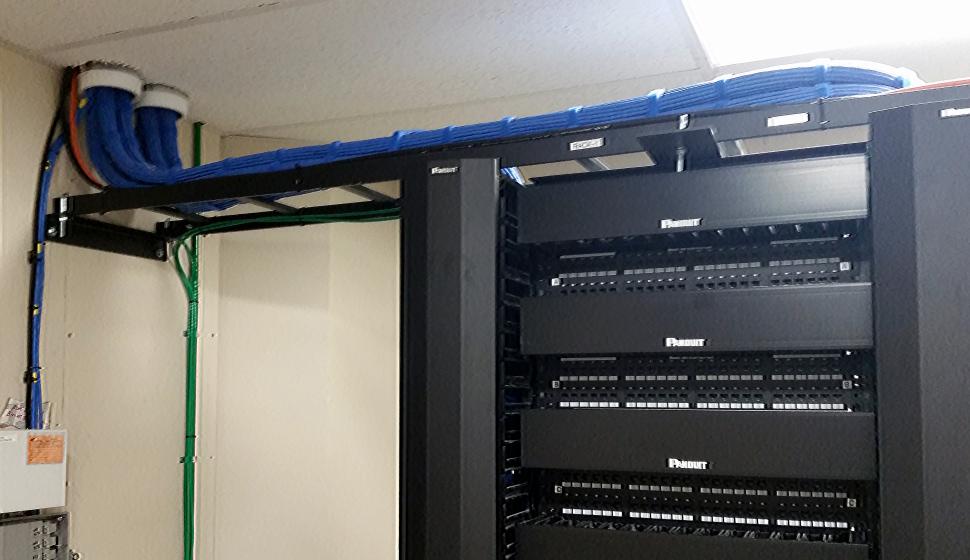 Data closet with new service