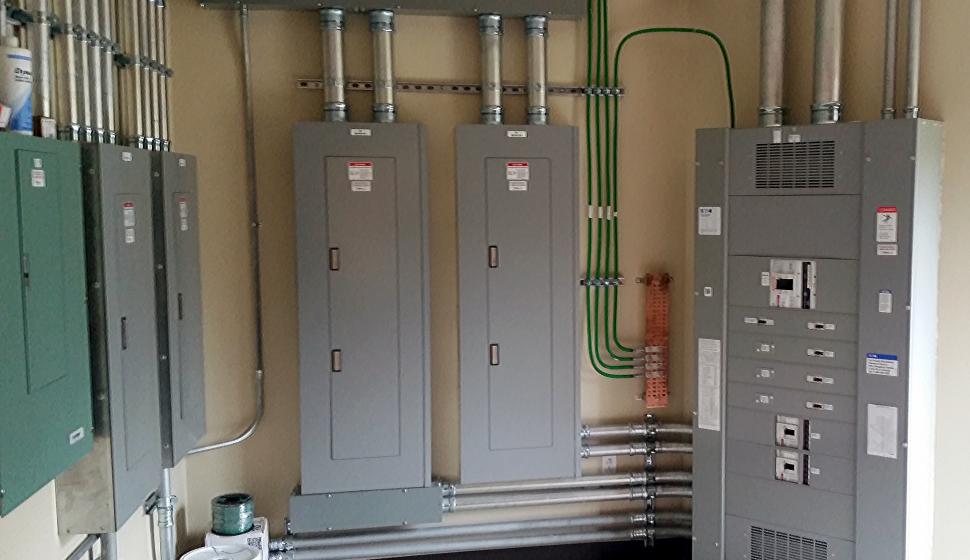 New power service to the renovated building