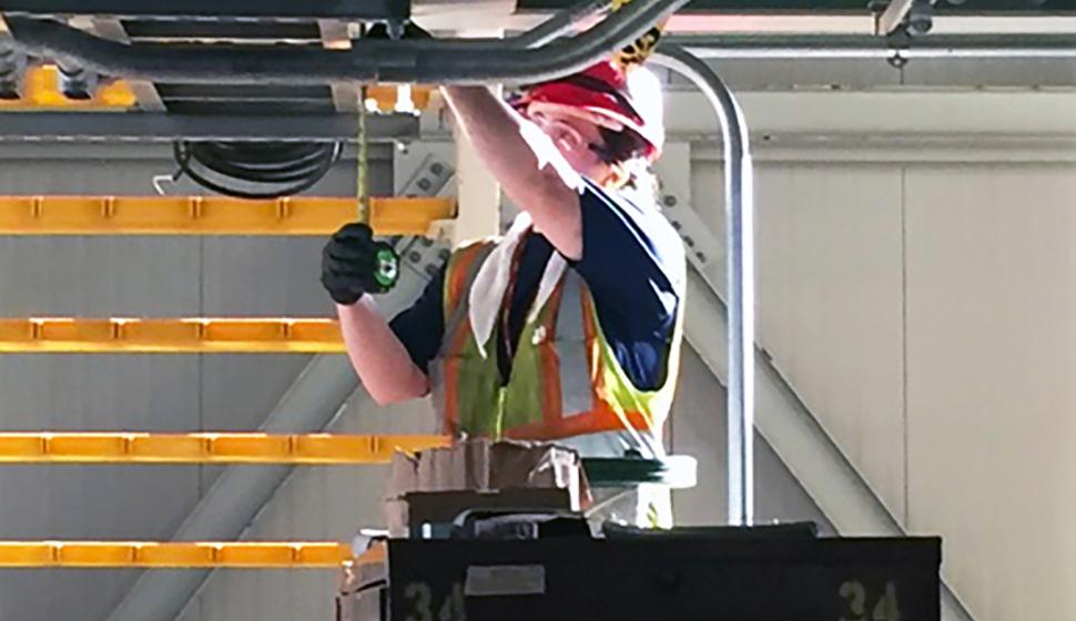On the job at the Bruce Mansfield Power Plant